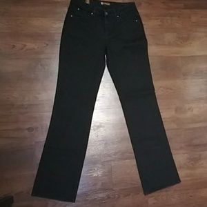 Aura by wrangler black straight leg jeans